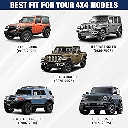 EcoNour Jeep Windshield Sunshade | Sun Visor for UV