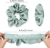 Lolalet Satin Scrunchies 6 Pack Soft Hair Ties for All Hair Types Style B view 6