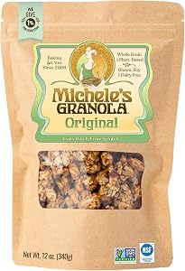 Michele's Granola - Original - Handmade Non-GMO Whole Grain Oats - Free of Gluten, Soy, Wheat, & Dairy