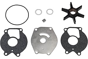 Quicksilver 85089Q4 Water Pump Repair Kit for Mercury and Mariner Outboards 15-25 Hp 2-Cycle Outboards
