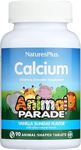 Nature's Plus Animal Parade Calcium Children’s Chewables 90 Tabs Vanilla view 4