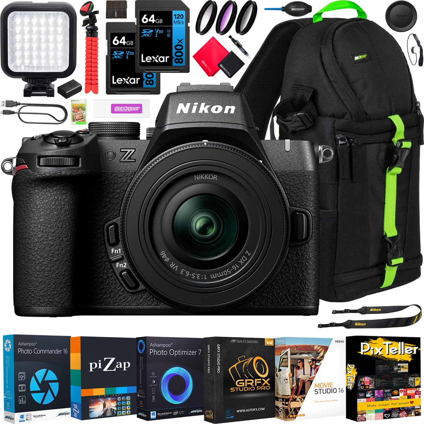 Nikon Z50II Mirrorless Camera 4K DX Body with