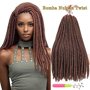 Amazon Com 7packs Bomba Nubian Twist 20inch Goddess Faux Locs
