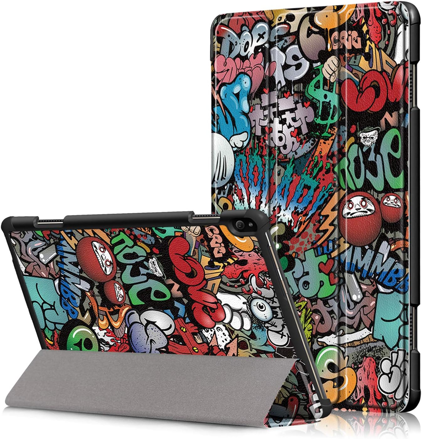 Fmway Lenovo Tab P10 Case, Ultra Slim Smart Leather Cover with Stand Function Auto Wake/Sleep for lenovo Tab P10 TB-X705F 2018