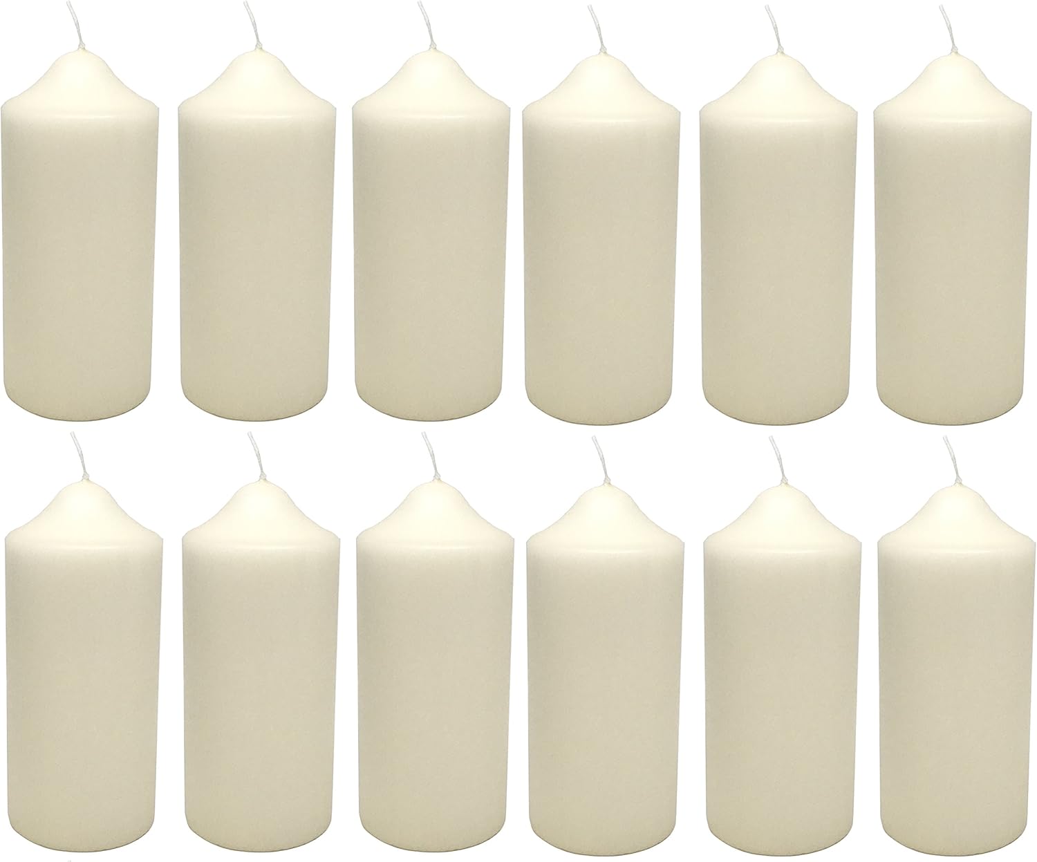 Winsome 100 Hours Church Candle Non Drip Unscented Wedding Large Pillar
