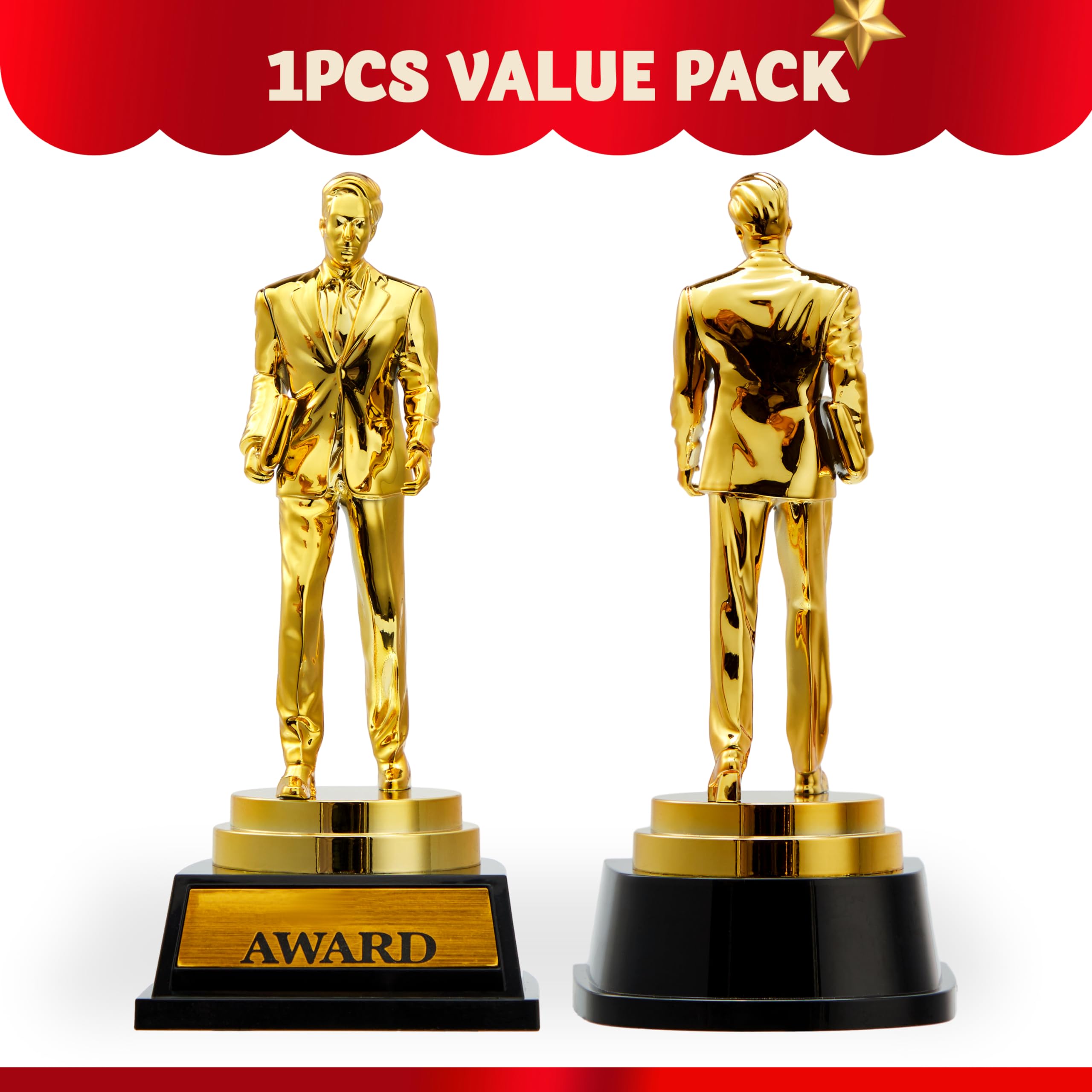 JOYIN Award Trophy, Custom Engraved Appreciation Trophy for Best Salesman, Dunder Mifflin Memorabilia, Gag Gift for Work Office