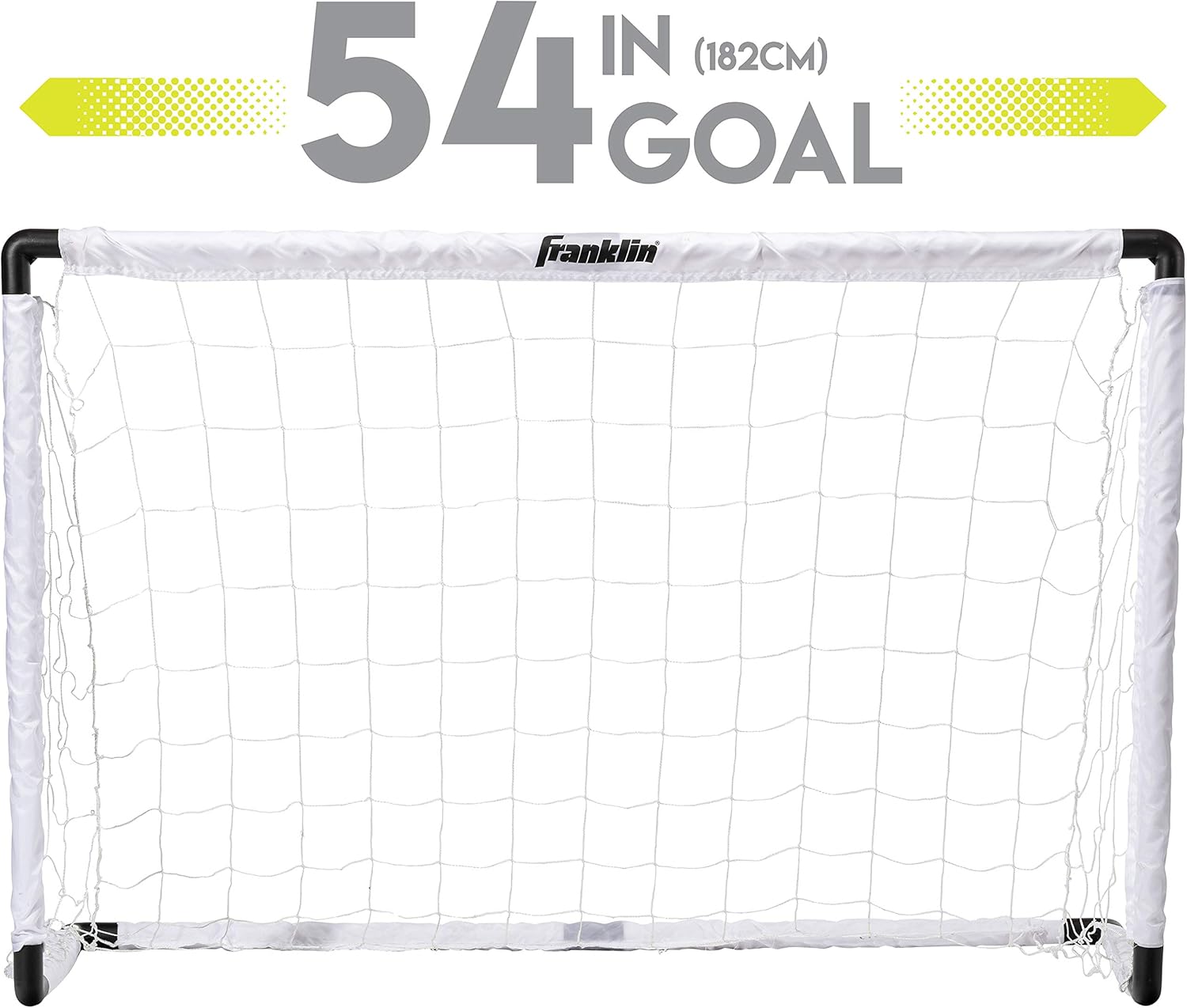 Franklin Sports Kids Soccer Goal Set - Portable Backyard Youth Soccer Goals - 2 Mini Soccer Goals with Ground Stakes - 54" x 36" : Sports & Outdoors