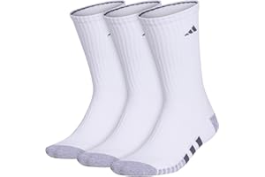 adidas Men's Athletic Cushioned Crew Socks (3 Pairs) Workout & Training