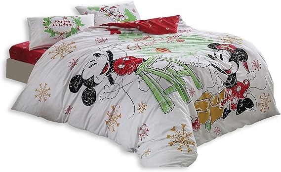 4 Pieces 100 Cotton Double Queen Size Tac Disney Minnie Mickey Dreams Valentines Day Duvet Cover Set Kids Furniture Decor Storage Toys Games Agtcorp Com