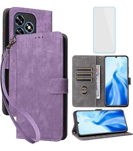 OUKITEL C51 本体 128GB パープル Amazon.com: OUKITEL C51 Unlocked Cell Phone - 16GB+128GB/SD 1TB
