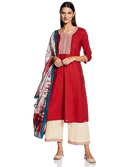 Buy BIBA Women Salwar Suit Set at Amazon.in