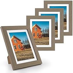 Golden State Art, 6x8 Picture Frame Set of 4