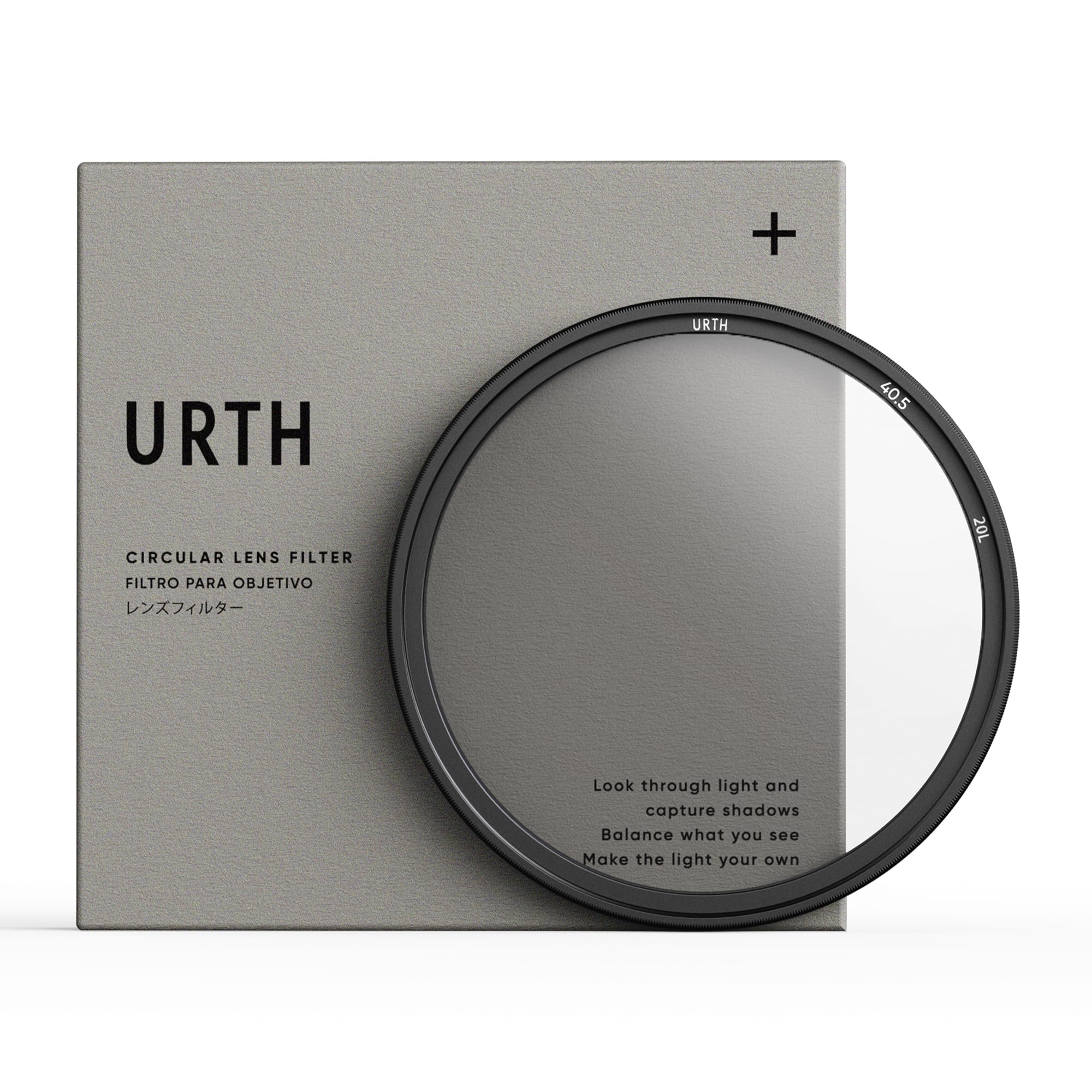 Urth 40.5mm Ethereal Black Mist ⅛ Diffusion Lens Filter (Plus+) — Cinematic Effect, 20-Layer Nano-Coated Black Mist Light Diffusion Particles