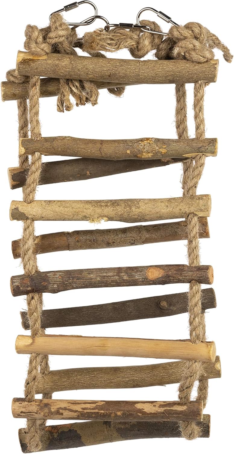 Prevue Hendryx 62807 Naturals Rope Ladder Bird Toy, Large : Pet Toys : Pet Supplies