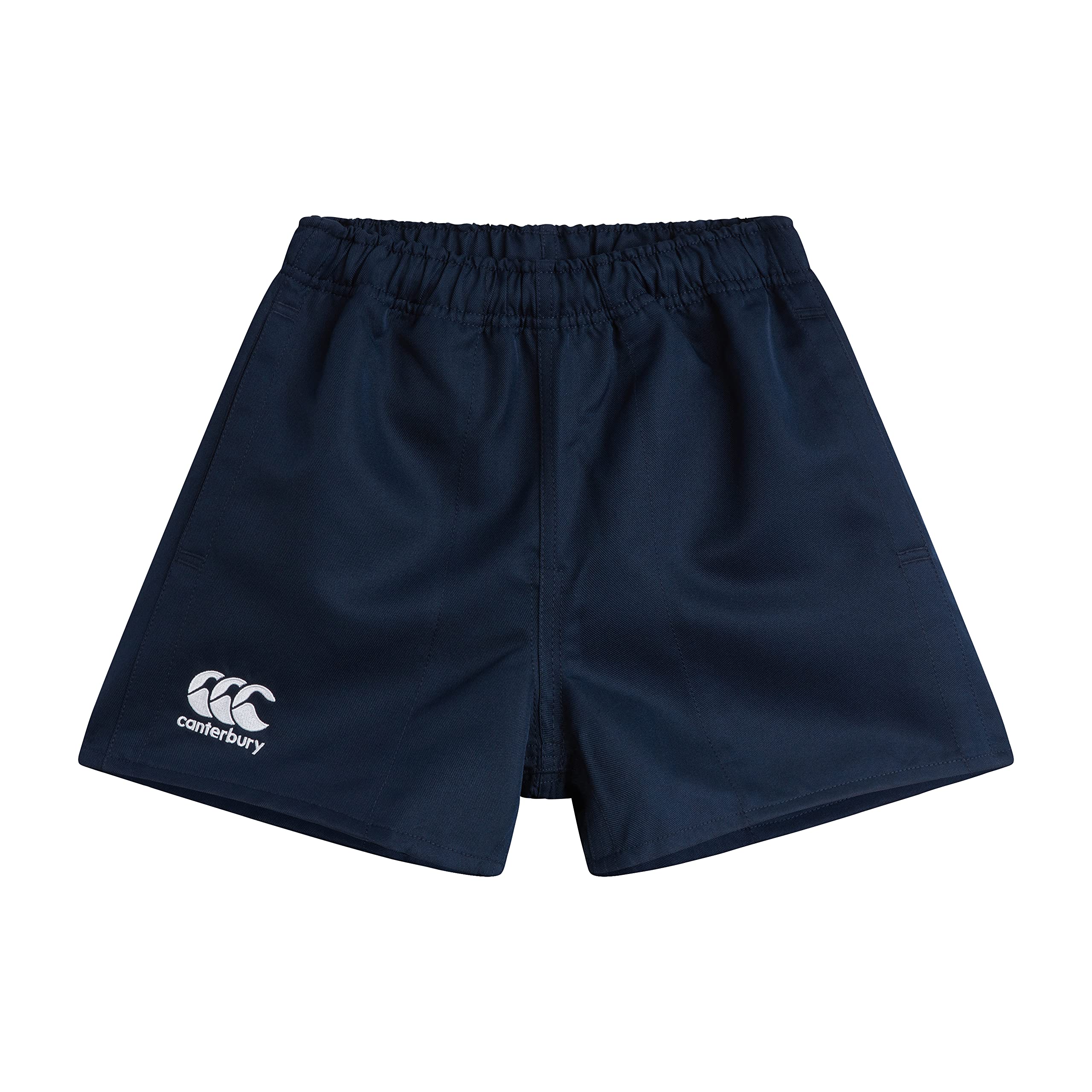 Canterbury - Pantalones cortos profesionales para niños, color azul marino, 12