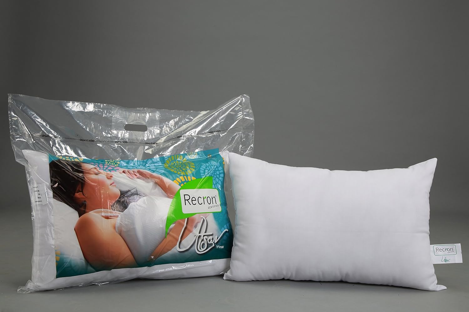 Recron Certified Utsav 17"x 27" Pillow Pack of 2 (2, Standard) Amazon