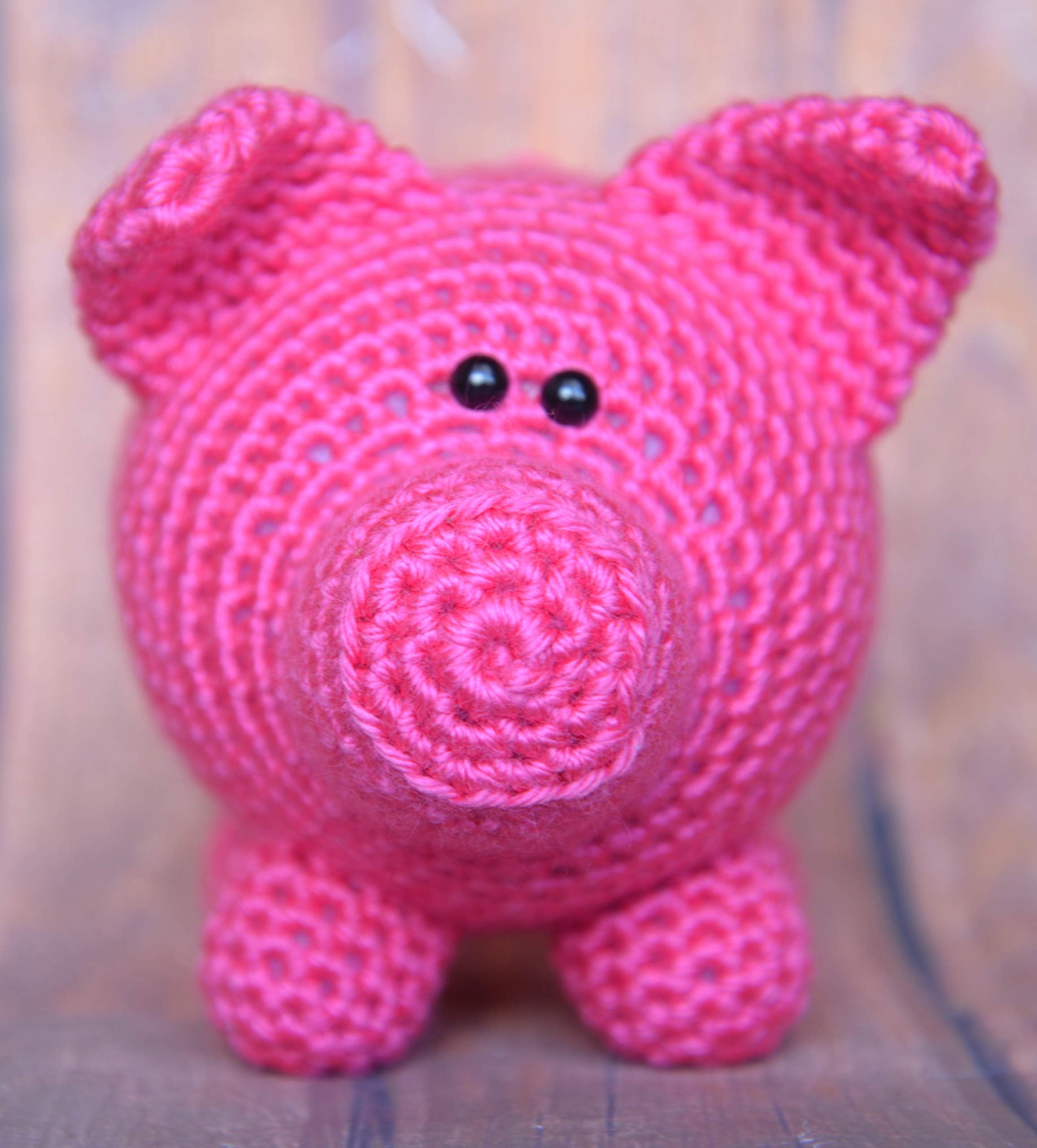Pig Stuffed Animal Crochet Plush Toy