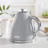 Daewoo Argyle 1.7L Electric Kettle Grey with Removable Lid & Filter view 2