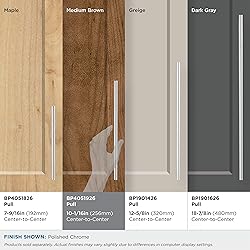 Amerock | Cabinet Pull | Polished Chrome | 10-1/16