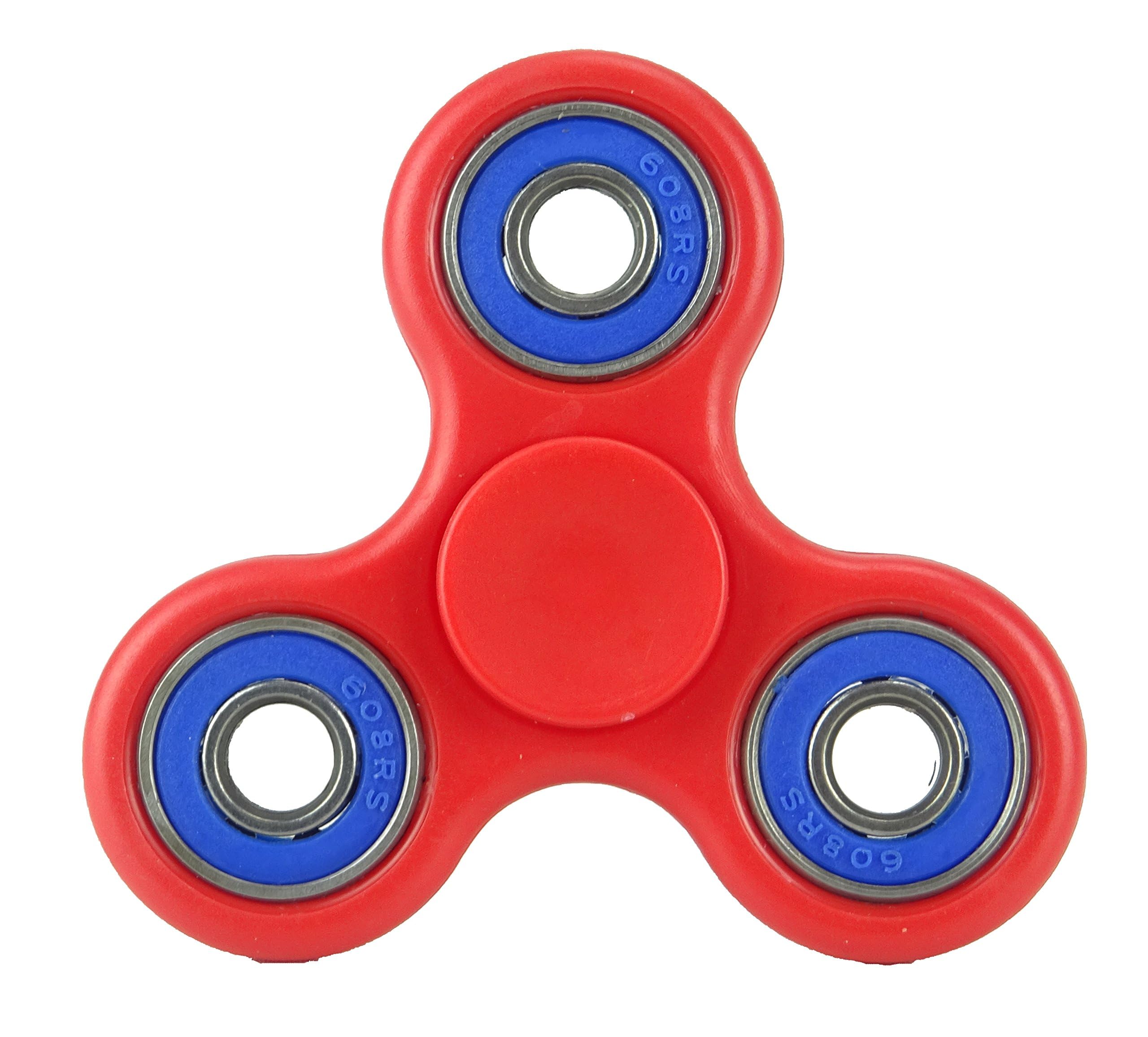 Christmas Concepts® - Exclusive Red & Blue Fidget Hand Spinner - Stress Reducer, Stress Relief, Autism - Spin Time 1-3 Minutes