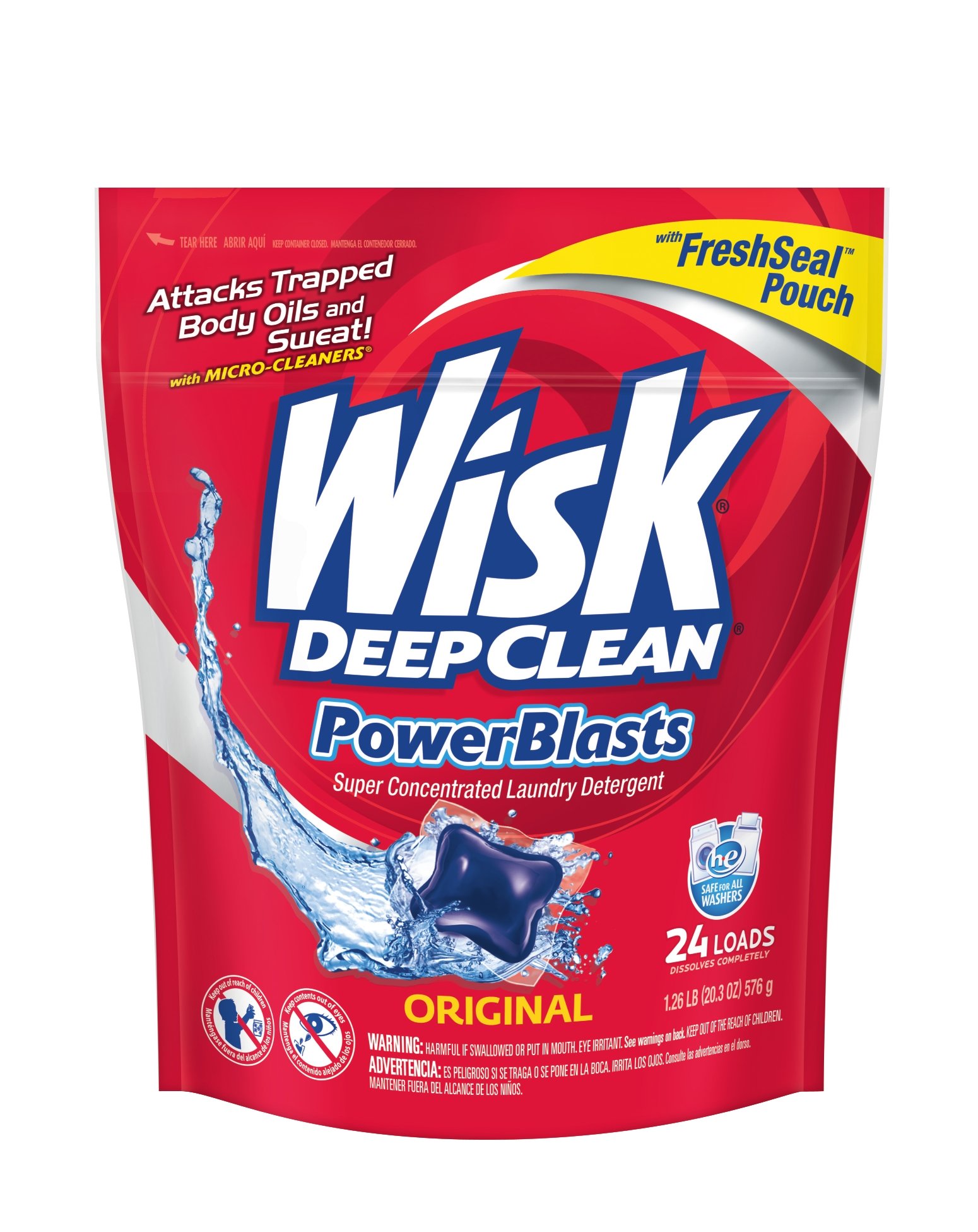 Wisk Deep Clean Laundry Detergent, 50Ounce Health