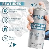 Polar Flawless Matt Lacquer Spray 400ml Clear Wood Ceramic Glass Metal UV view 3
