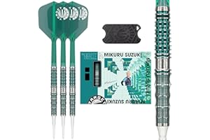 Target Japan The Miracle G7 Soft Tip Darts with Kflex, 21.5G | 95% Tungsten Dart Set, K-Flex Wings and Shaft No.6, 2BA Pixel 