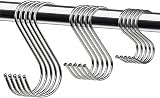 Lifreer 15 Pack S Hooks Stainless Steel S Shaped Hooks 3 Sizes Heavy Duty view 1