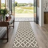 SHACOS Runner Rug 50x150 cm Non Slip Entryway Brown Doormat view 4