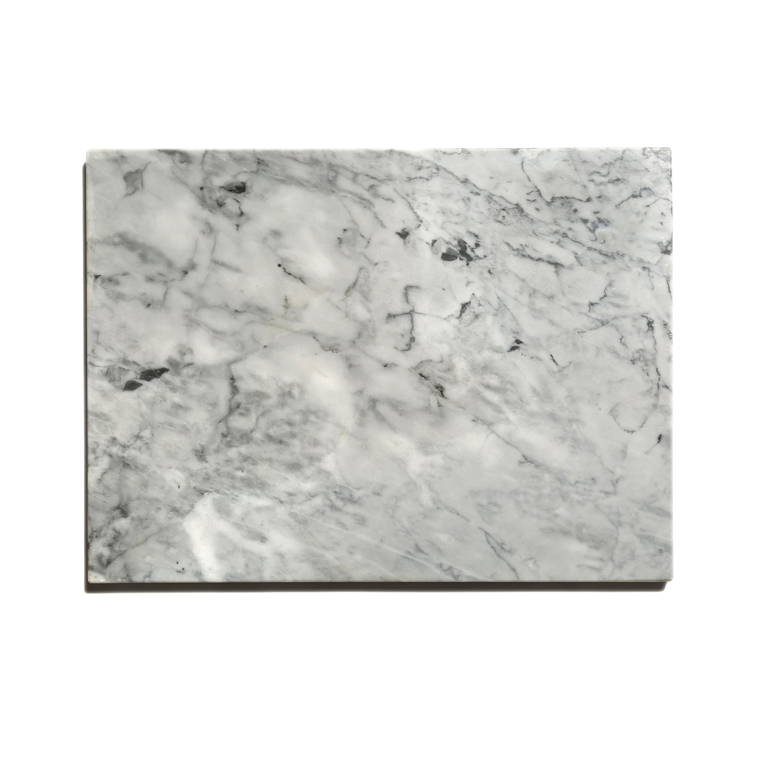Photo 1 of Premium Non-Stick Marble Pastry Cutting Board Slab 15 3/4" X 11 3/4” with No-Slip Rubber Feet.