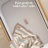 Tutti Bambini CoZee Crib Fitted Sheets 2 Pack Grey Cloud 100% Cotton view 4
