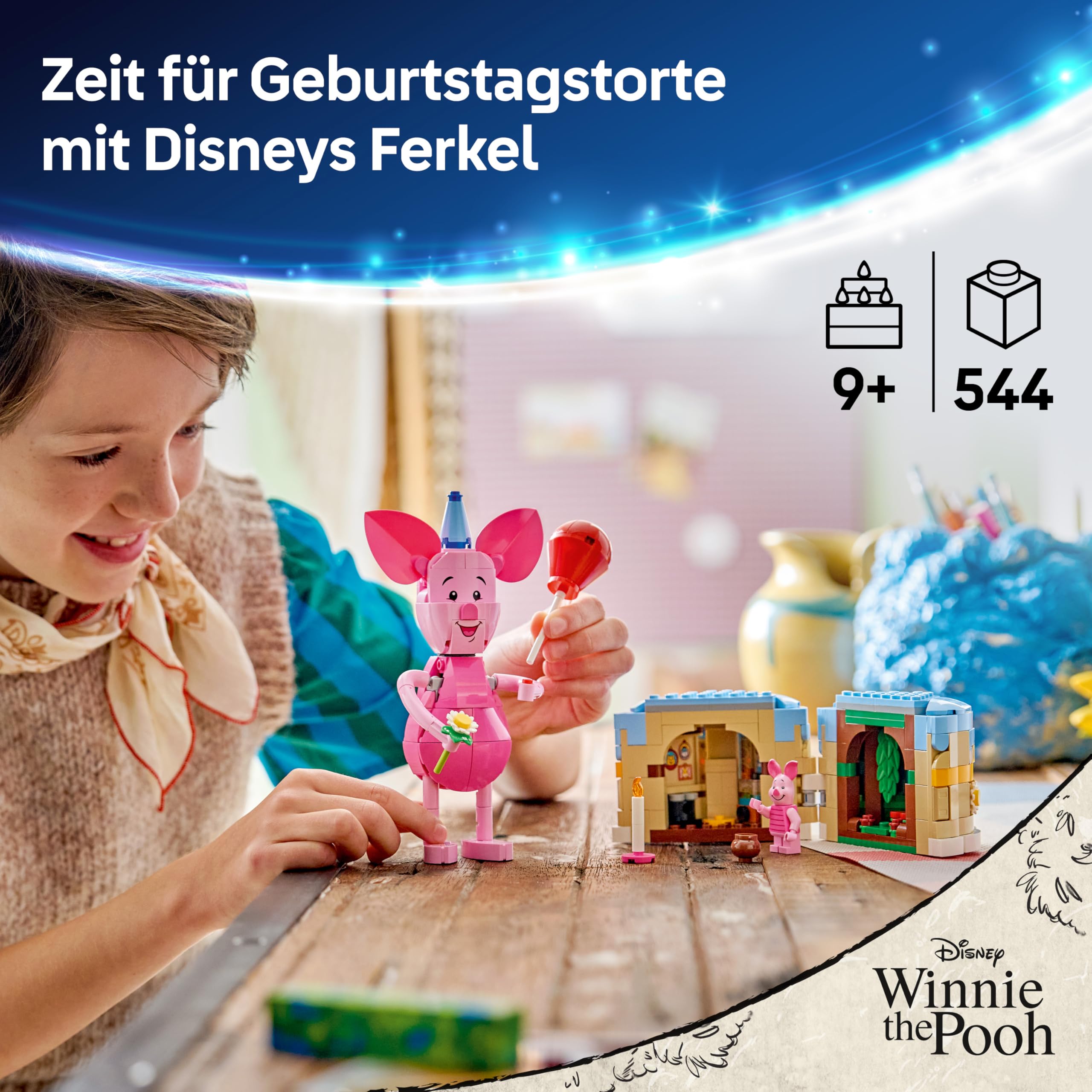 LEGO | Disney Ferkels Geburtstagsspaß - Spielzeug mit niedlicher Tierfigur, Geburtstagskuchen & Sammler Minifigur - Geschenkidee für Mädchen ab 9 Jahren & Fans - 43305 2