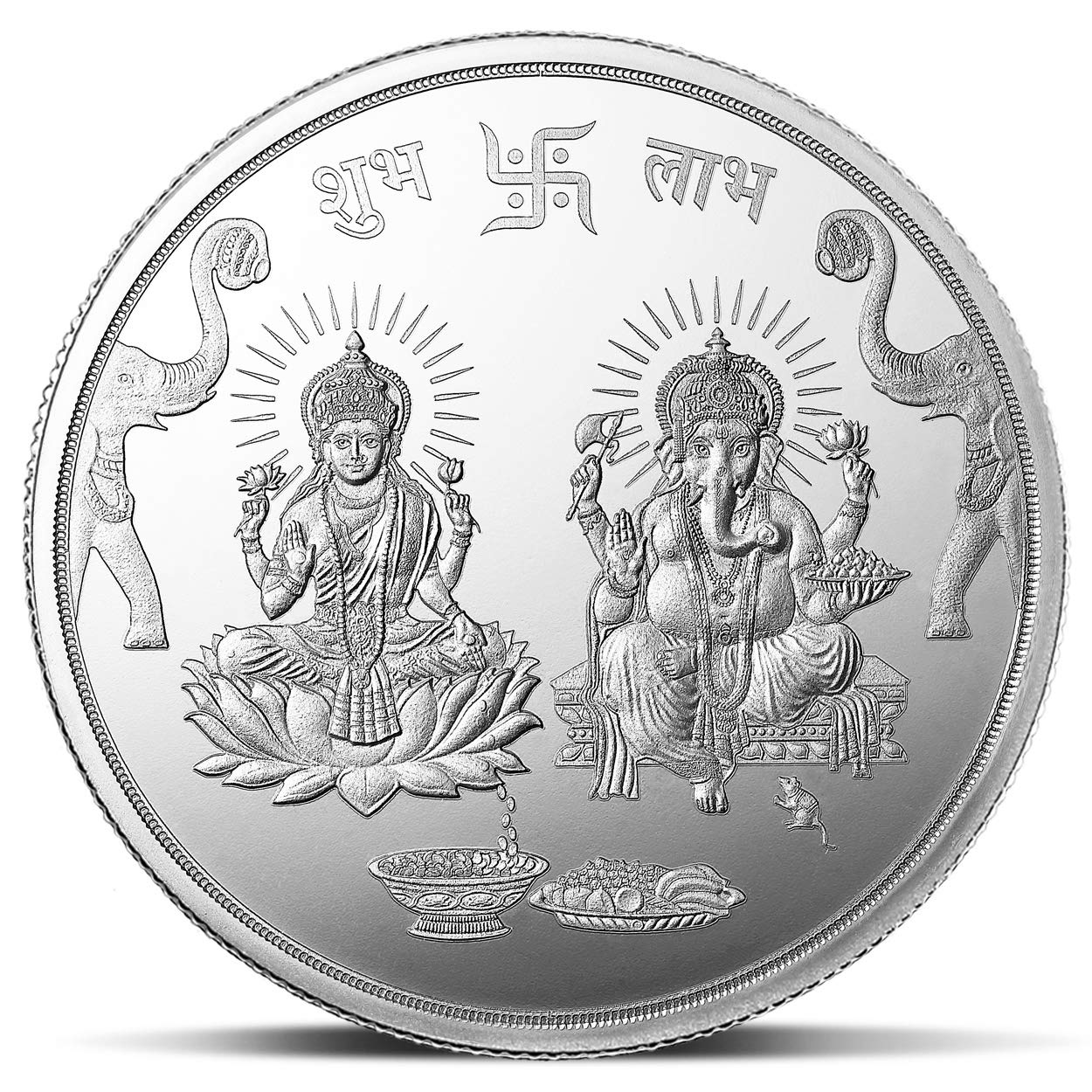 MMTCPAMP Lakshmi Ganesh, 250 gram Silver (999.9) Coin Amazon.in