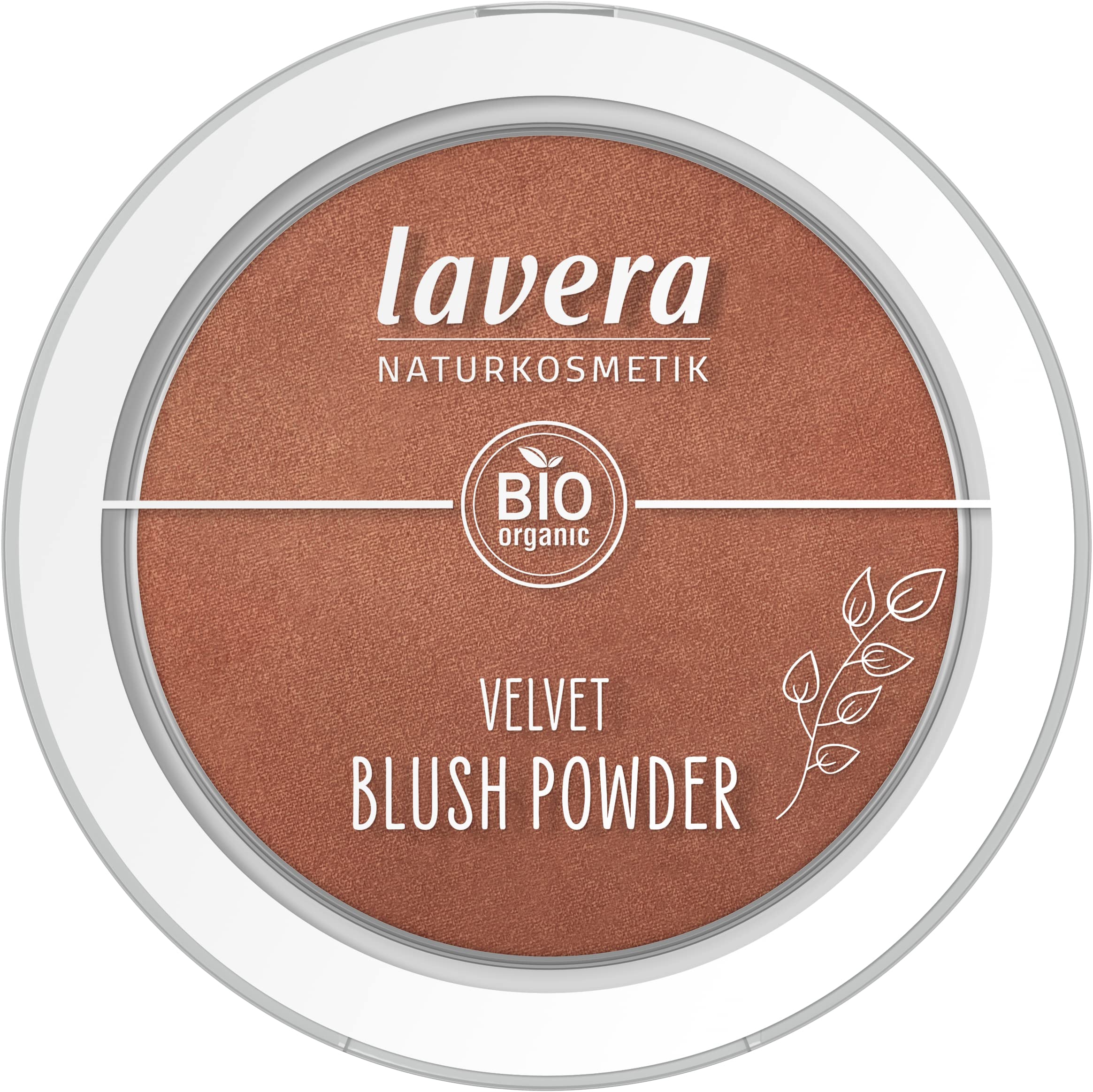 lavera Velvet Blush Powder -Rosy Peach 01- apricot - organic almond oil & vitamin E - matte - velvety texture (1 x 5g)