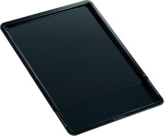 Zenker Back- und Plätzchenblech ausziehbar BLACK METALLIC, Backblech aus Stahlblech, Ofenblech rechteckig mit Antihaftbeschichtung, Herdbackblech verstellbar (Farbe: Schwarz), Menge: 1 Stück