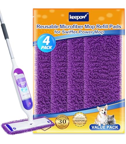Aazon.co: Reusable Op Refills Pads For Swiffer Powerop, Icrofiber Swiffer Wet Pads Refill - View #8