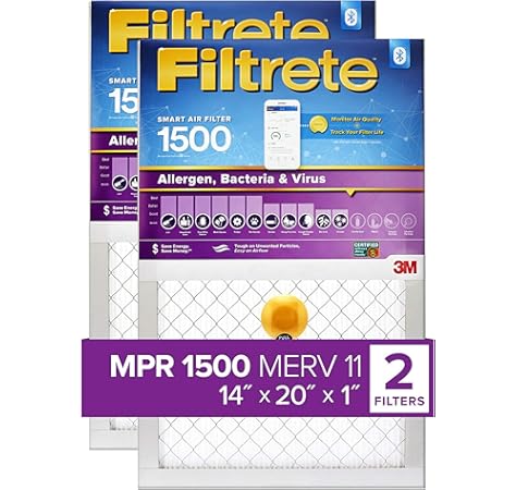 Filtrete S Ea05 2pk 6e Smart Filter 14 X 20 X 1 Mpr 2200 Premium Allergen Home Pollutants Acfurnace Air Filterenabled With Amazon Dash Replenishment 2 Pack 2 Pack Amazon Sg Home Improvement