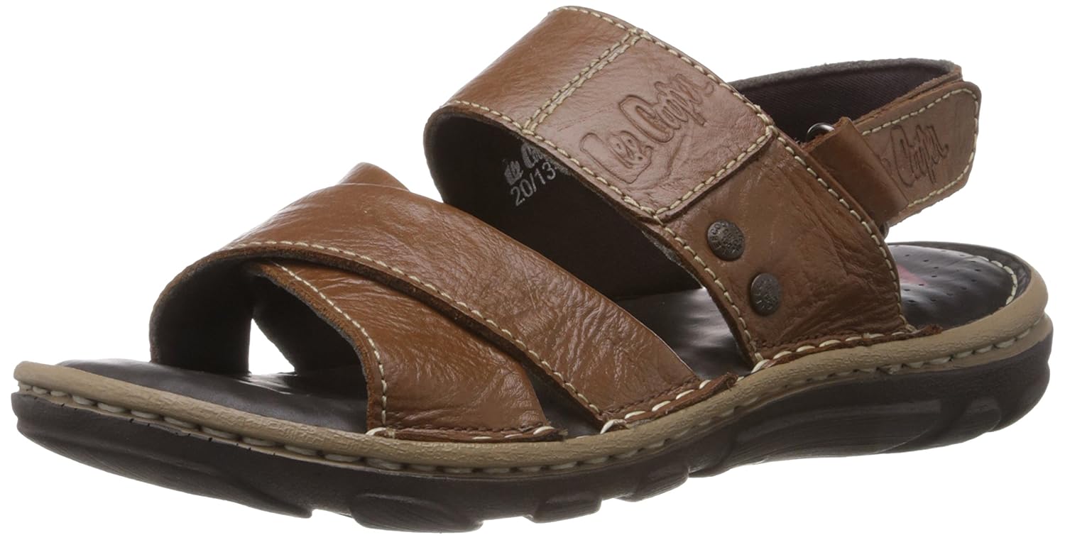 lee cooper leather slippers