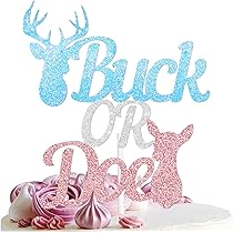 Buck Or Doe Gender Reveal Party Kit - Complete Decorations Set With Balloons & Banner