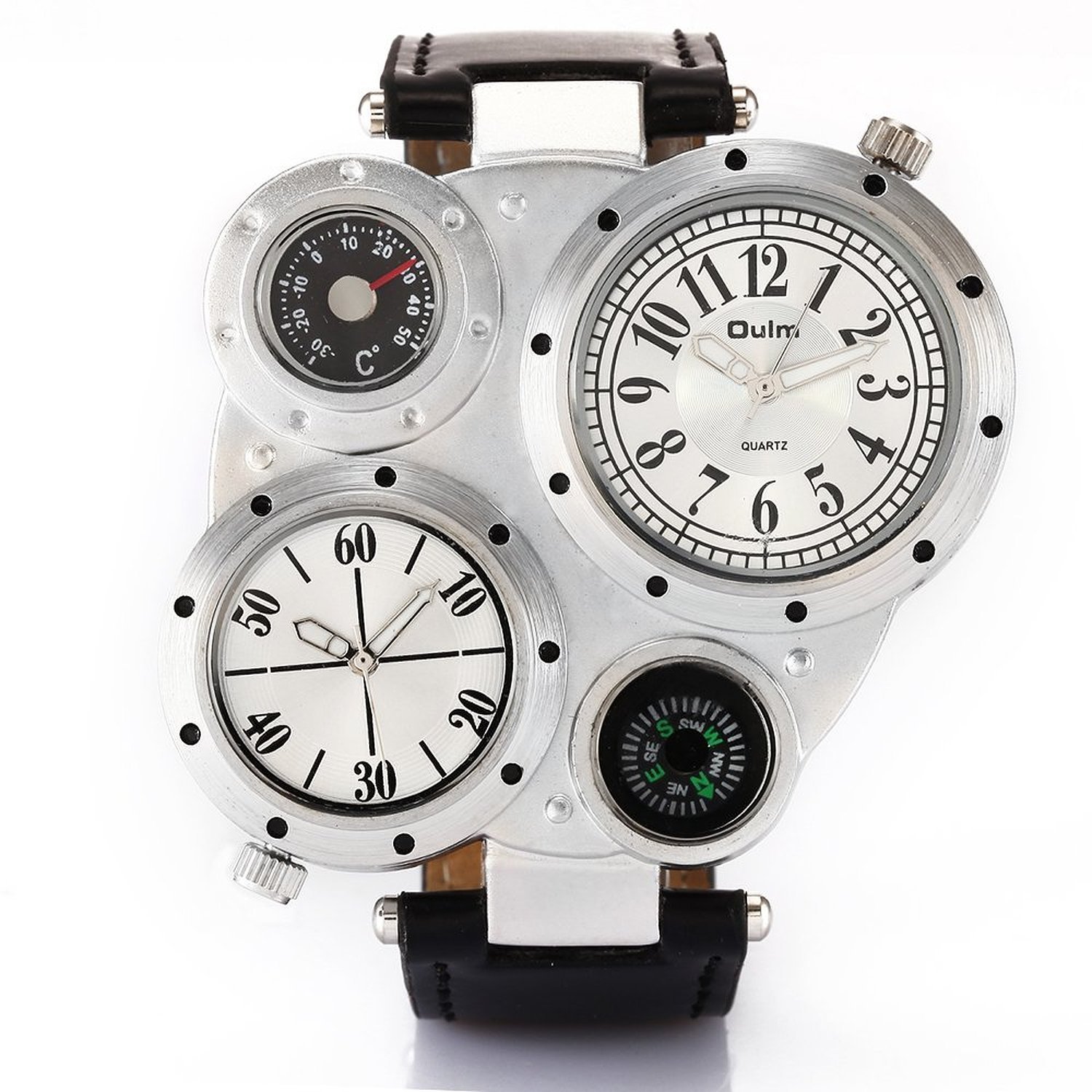 Timeconcept Military Army Dual Time Zones Movements Watch