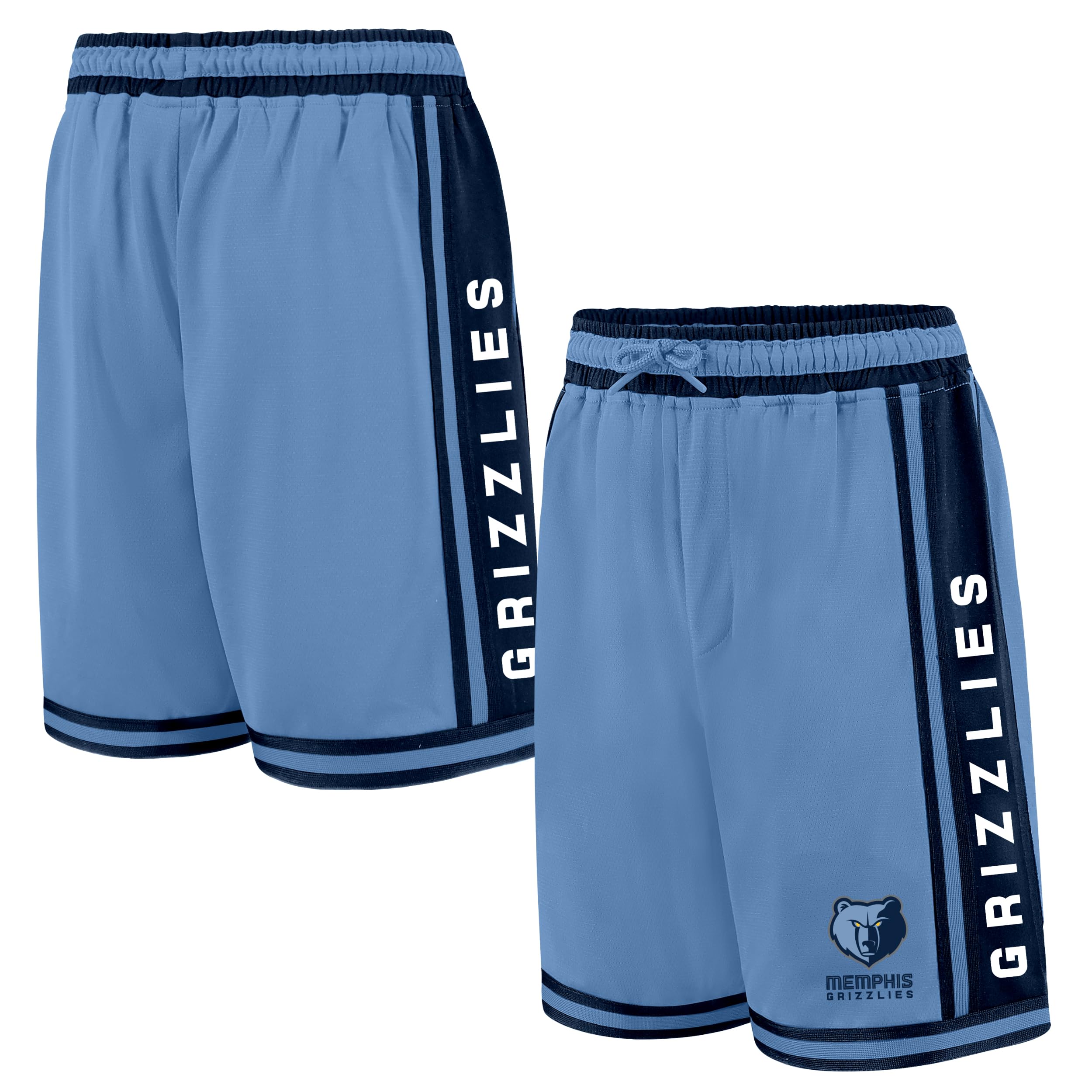 Ultra Game NBA Official Men's Classic Basketball Shorts, Memphis Grizzlies, Team Color, XX-Large Image