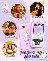 UCIDCI Kids Smart Phone for Girls 3-7 Dual Camera 4.0 Inch IPS Learning Games view 9