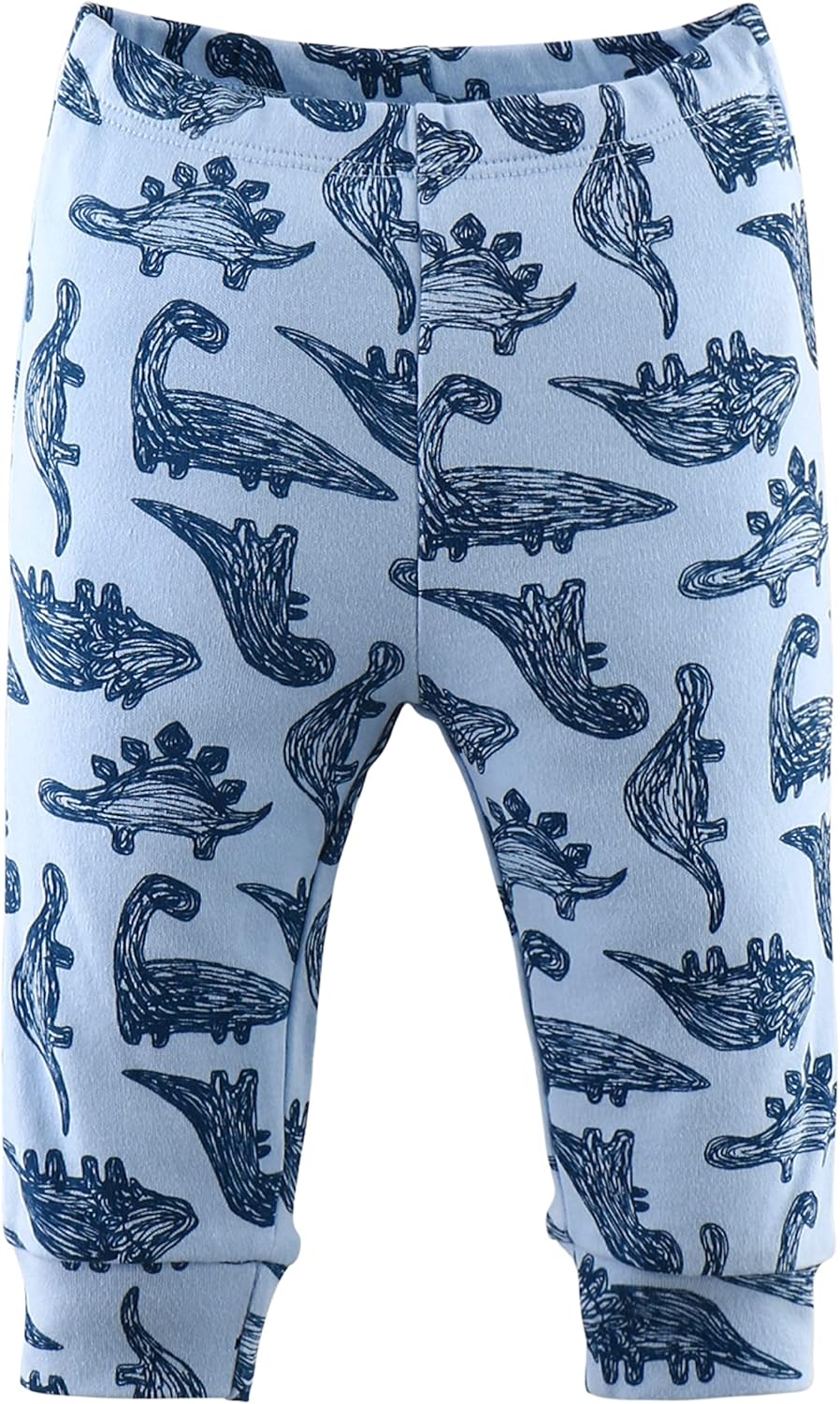 The Peanutshell 5 Pack Pants Set for Baby Boys | Blue, Grey, Dinosaur | Sizes Newborn to 24 Months: Clothing