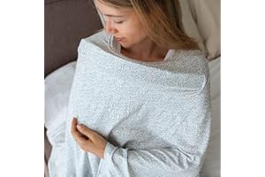 Sorrel + Fern Nursing Cover Up for Breastfeeding - Breathable Breastfeeding Cover with Removable Arch Neckline for Women - Breast Feeding Covers for Women (Sage Leaf)