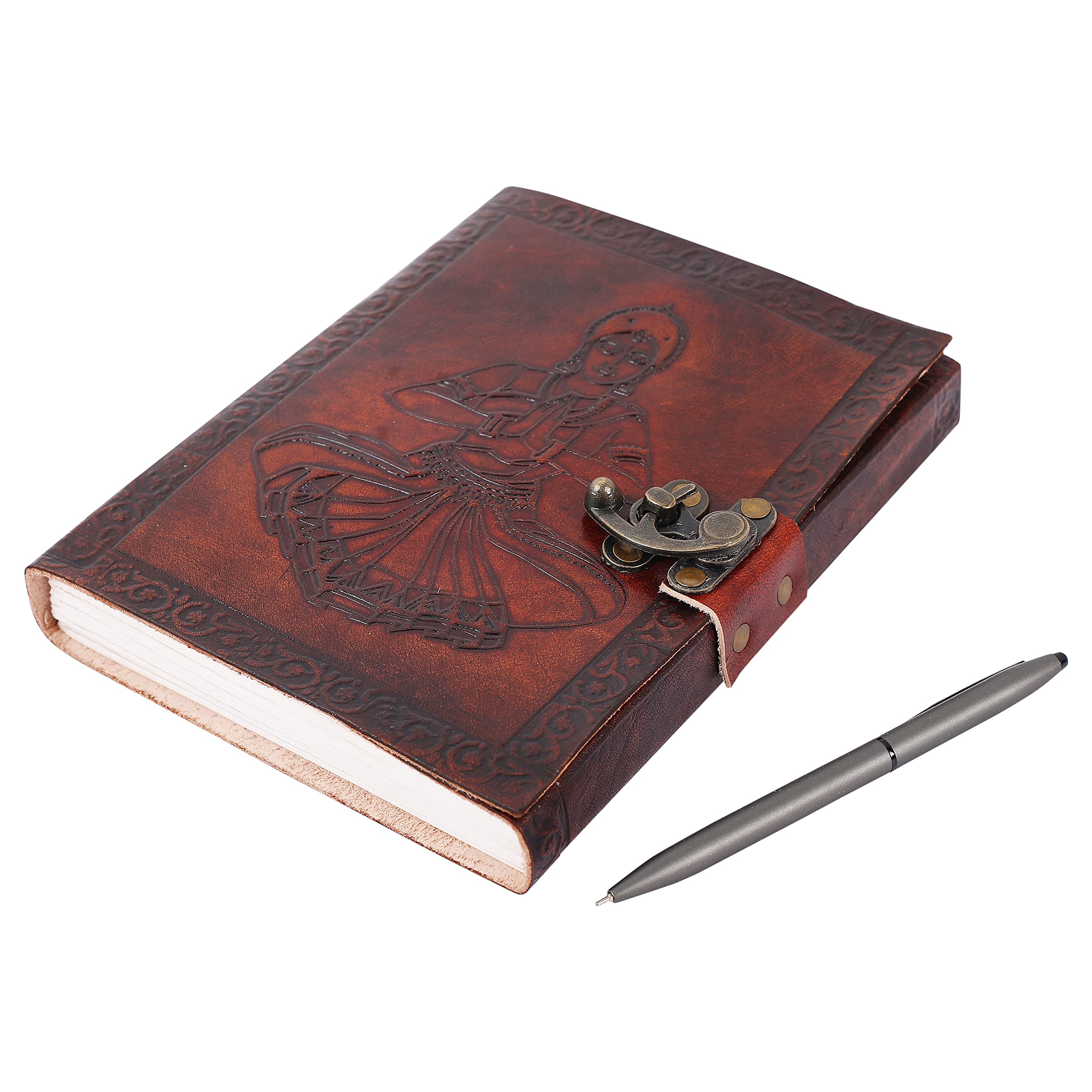 OVERDOSE Bharatnatyam Leather Diary 6x8