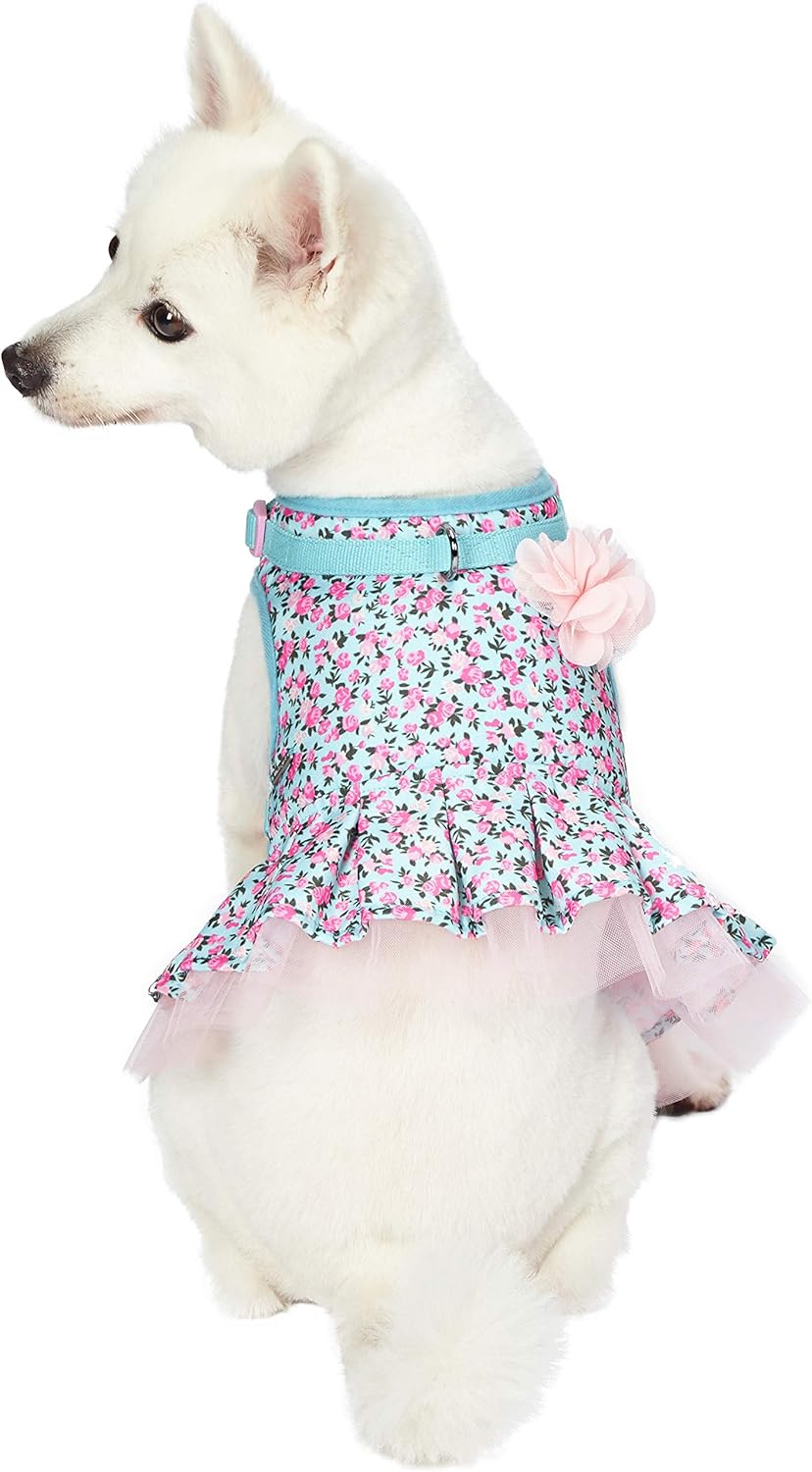 Blueberry Pet New Soft & Comfy Spring Made Well Elegant Floral No Pull