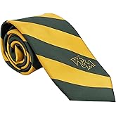 Desert Cactus College of William & Mary Neck Tie W&M Tribe 100% Polyester Necktie with Logo, Officially Licensed (Style A)