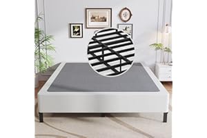 OSASET Queen Box Spring, 9 Inch Box Spring for Queen Bed, Heavy Duty Metal Frame Mattress Foundation Support for 3000lbs, Easy Assembly, Noise Free, Non Slip