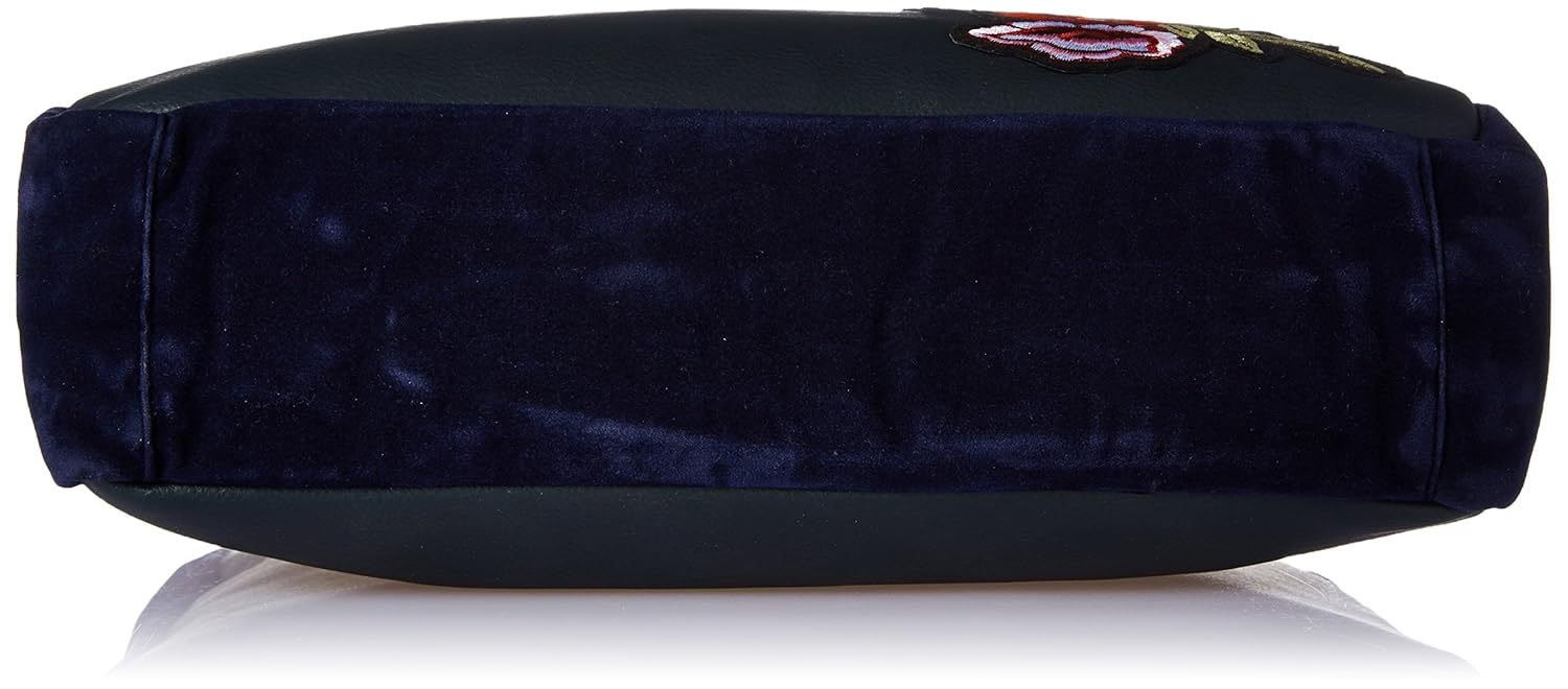 kanvas katha women's tote bag (navy blue) ()