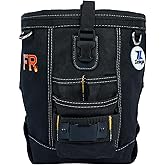 Zeluga 20-335 Heavy Duty Fire Resistant Fabric with Tape Clip Nylon Bolt Bag, Black